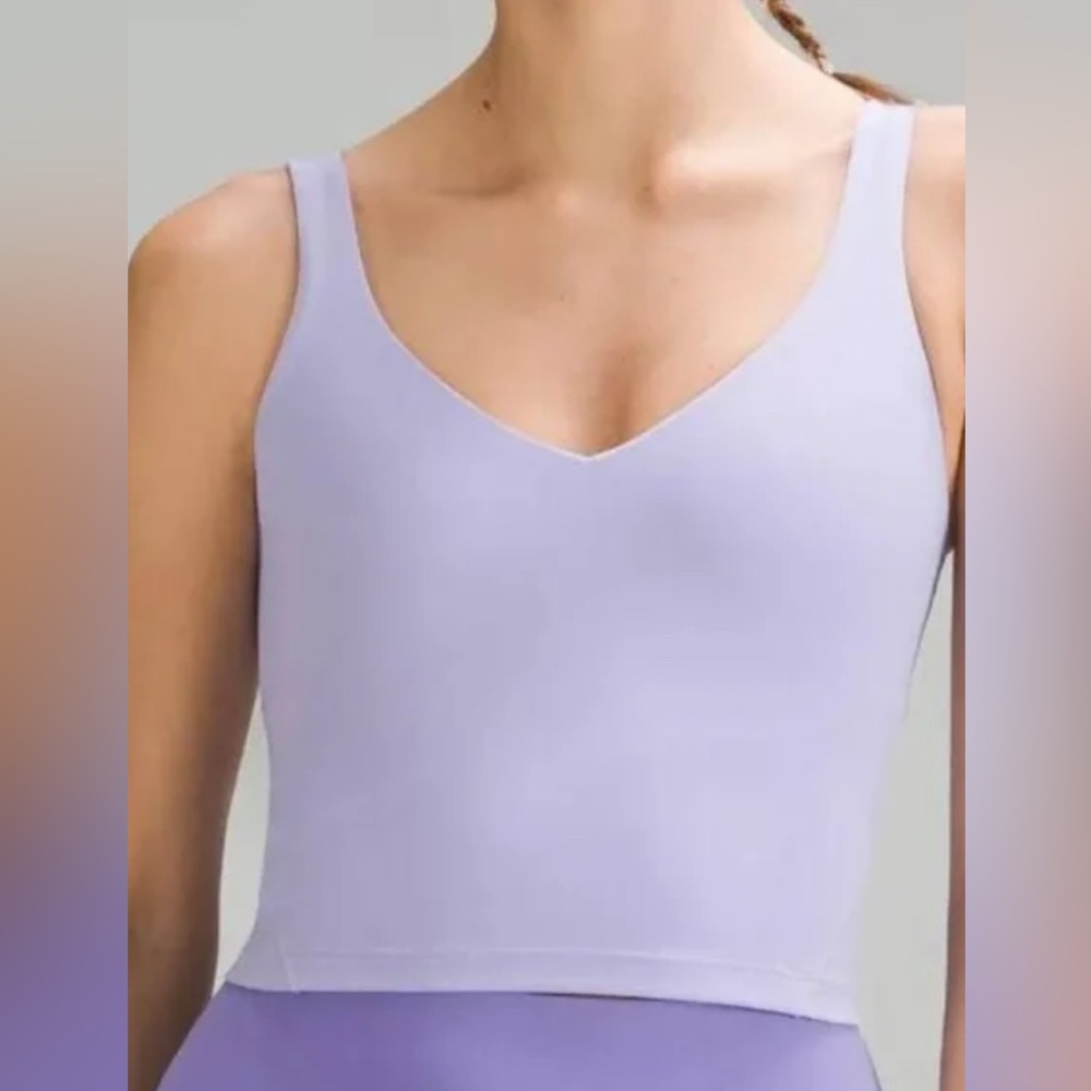 Lululemon align tank lavender/light purple size 0